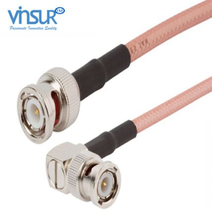 BNC Straight Male to BNC Right Angle Male RG-316 Cable Assembly