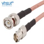BNC Straight Male to BNC Straight Female RG-142 Cable Assembly