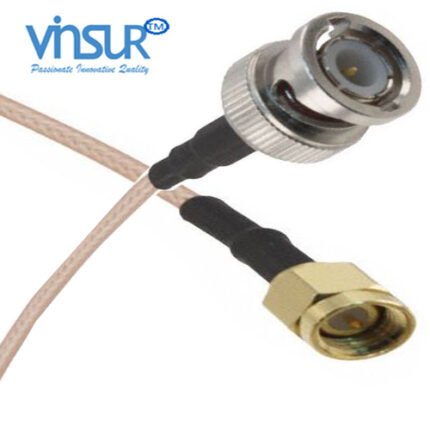 BNC Straight Male to SMA Straight Male RG-142 Cable Assembly