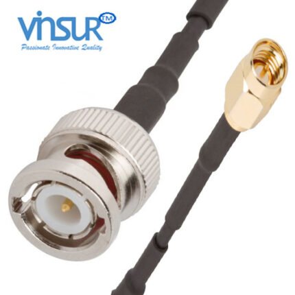 BNC Straight Male to SMA Straight Male RG-174 Cable Assembly