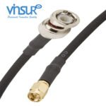 BNC Straight Male to SMA Straight Male RG-58 Cable Assembly