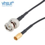 BNC Straight Male to SMB Straight Male RG-174 Cable Assembly
