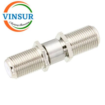 41B21B21-- RF ADAPTER – 50 OHMS F FEMALE TO F FEMALE BULKHEAD STRAIGHT ADAPTERS