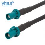 FAKRA Straight Male to FAKRA Straight Male RG-58 Cable Assembly