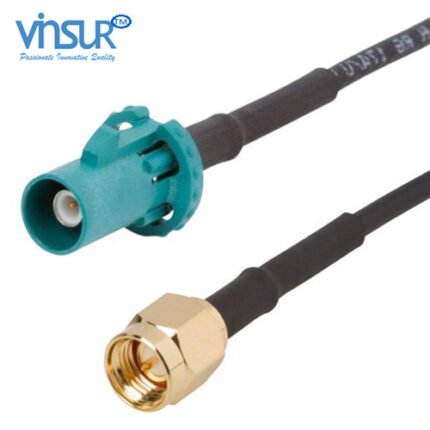 FAKRA Straight Male to SMA Straight Male RG-174 Cable Assembly