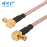 MCX Right Angle Male to MCX Right Angle Male RG-316 Cable Assembly