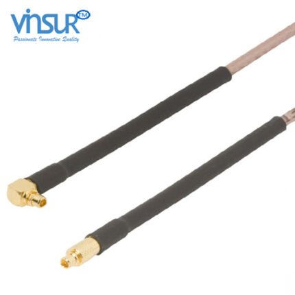 MMCX Right Angle Male to MMCX Straight Male RG-316 Cable Assembly