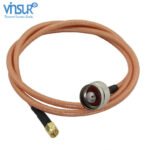 N Male TO SMA Male Straight for RG 142 Cable assembly VSW-61110F410F9G-4D
