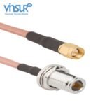 N-type Straight Bulkhead Female to SMA Straight Male for RG-142 Cable Assembly