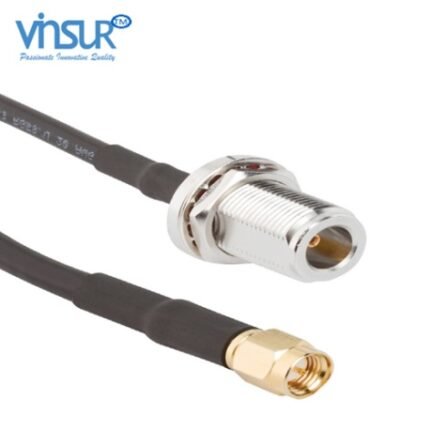 N-type Straight Bulkhead Female to SMA Straight Male for RG-58 Cable Assembly