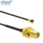 SMA Female Straight Bulkhead to U.FL 1.13mm Cable Assembly 61422ND45N2Q