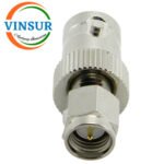 VSW-41410321-AD -- RF ADAPTER - 50 OHMS, BNC FEMALE TO SMA MALE STRAIGHT ADAPTER