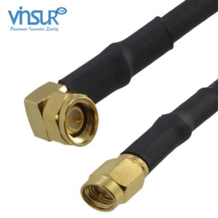 SMA Right Angle Male to SMA Straight Male RG-58 Cable Assembly