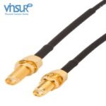 SMA Straight Bulkhead Female to SMA Straight Bulkhead Female RG-174