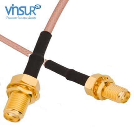 SMA Straight Bulkhead Female to SMA Straight Bulkhead Female RG-316 Cable Assembly