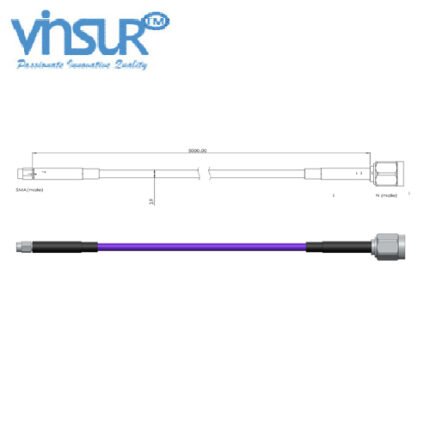 SMA To N Male Testing Cable  VSW-TCA-NSMA-18-L5