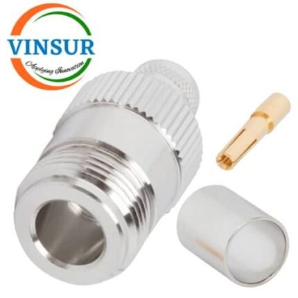 VSW-11121017 -- RF CONNECTOR - 50OHMS , N FEMALE , STRAIGHT ,  CRIMP TYPE , LMR-400 CABLE