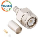 VSW-11211017 -- RF CONNECTOR - 50 OHMS , TNC MALE , STRAIGHT, CRIMP TYPE , LMR-400 CABLE