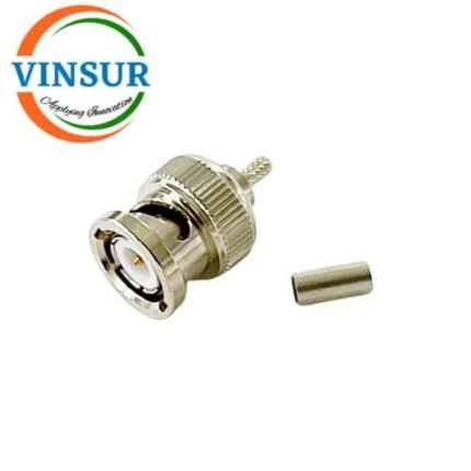 VSW-11311014-11 -- RF CONNECTOR - 50 OHMS ,  BNC MALE , STRAIGHT , CRIMP TYPE , RG316, RG174, RG188, LMR100 CABLE