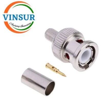 VSW-1131101H -- RF CONNECTOR - 50 OHMS , BNC MALE , STRAIGHT ,  CRIMP TYPE , RG59 CABLE