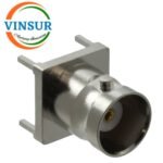 VSW-11321940-4G-- RF CONNECTOR - 50OHMS , BNC FEMALE THROUGH HOLE SOLDER TYPE CONNECTOR