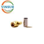 VSW-11511915-13G-- RF CONNECTOR - 50 OHMS , SMA MALE , STRAIGHT , CRIMP TYPE , RG58, RG142, LMR195 CABLE