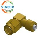 VSW-1151293C-55 -- RF CONNECTOR - 50OHMS , SMA MALE , RIGHT ANGLE , SOLDER TYPE , RG405(0.86) CABLE - Image 2