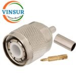 VSW-11E11915-- RF CONNECTOR-50 OHMS,HN-TYPE MALE STRAIGHT CRIMP TYPE FOR RG58,RG142,LMR195 CABLE