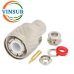 VSW-11E11925-- RF CONNECTOR-50 OHMS,HN-TYPE MALE STRAIGHT CLAMP TYPE FOR RG58,RG142,LMR195 CABLE