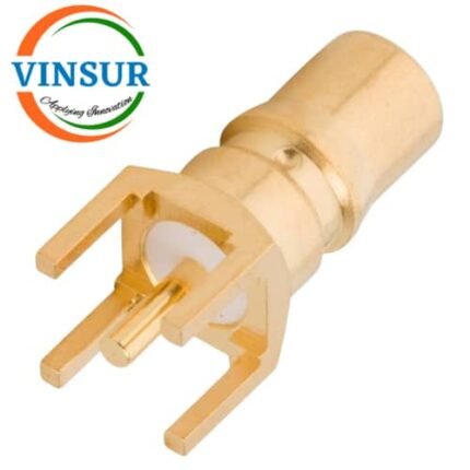 VSW-11J21040 -- RF CONNECTOR - 50 OHMS , QMA FEMALE , STRAIGHT , PCB-THROUGH HOLE