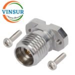 VSW-11U21340-- RF CONNECTOR - 50OHMS , 2.92MM FEMALE , STRAIGHT, 2-HOLE FLANGE SCREW TYPE CONNECTOR