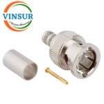 VSW-1231101H -- RF CONNECTOR - 75 OHM BNC MALE STRAIGHT CRIMP TYPE RG59 CABLE