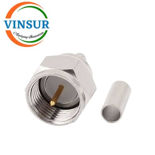 VSW-12B11015-RF-CONNECTOR-75-OHMS-F-TYPE-MALE-STRAIGHT-CRIMP-TYPE-RG58-RG142-LMR195-CABLE-1.jpg VSW-12B11015 -- RF CONNECTOR - 75 OHMS , F-TYPE MALE , STRAIGHT , CRIMP TYPE , RG58, RG142, LMR195 CABLE - Image 1