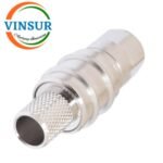 VSW-12B11017 -- RF CONNECTOR - 75 OHMS ,FTYPE MALE , STRAIGHT , CRIMP TYPE , LMR-400 CABLE