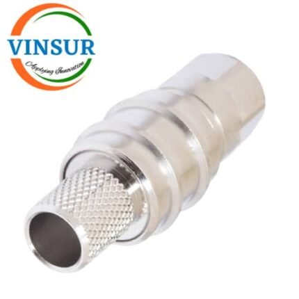 VSW-12B11017 -- RF CONNECTOR - 75 OHMS ,FTYPE MALE , STRAIGHT , CRIMP TYPE , LMR-400 CABLE