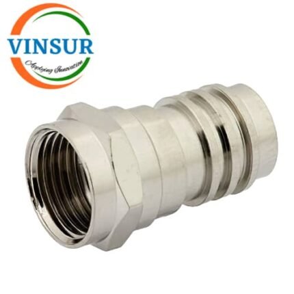 VSW-12B1101H -- RF CONNECTOR - 75 OHMS , F-TYPE MALE , STRAIGHT , CRIMP TYPE , RG59, RG62, RG71 CABLE
