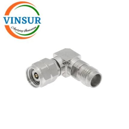 VSW-2.4-MF-RA-AD -- RF ADAPTER - 50 OHMS 2.4MM MALE TO 2.4MM FEMALE RIGHT ANGLE ADAPTER