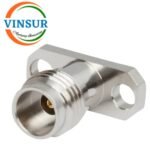 VSW-2H-PMC-2.4MM -- RF CONNECTOR - 50OHMS , 2.4MM FEMALE , STRAIGHT, 2-HOLE FLANGE PANEL MOUNT CONNECTOR