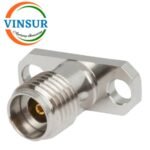 VSW-2H-PMC-2.92MM -- RF CONNECTOR - 50OHMS , 2.92MM FEMALE , STRAIGHT, 2-HOLE FLANGE PANEL MOUNT CONNECTOR