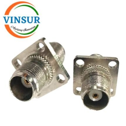 VSW-41220221 -- RF ADAPTERS - 50 OHMS , TNC FEMALE , STRAIGHT , TO N FEMALE STARIGHT 4-HOLE FLANGE ADAPTER