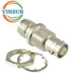 VSW-41321221-AD -- RF ADAPTER - 50 OHMS, BNC FEMALE BULK HEAD TO TNC FEMALE STRAIGHT ADAPTER