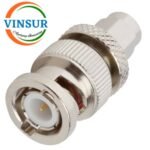 VSW-41410311-AD -- RF ADAPTER - 50 OHMS, BNC MALE TO SMA MALE STRAIGHT ADAPTER