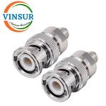 VSW-41410421-AD -- RF ADAPTER - 50 OHMS, BNC  MALE TO SMA FEMALE STRAIGHT ADAPTER