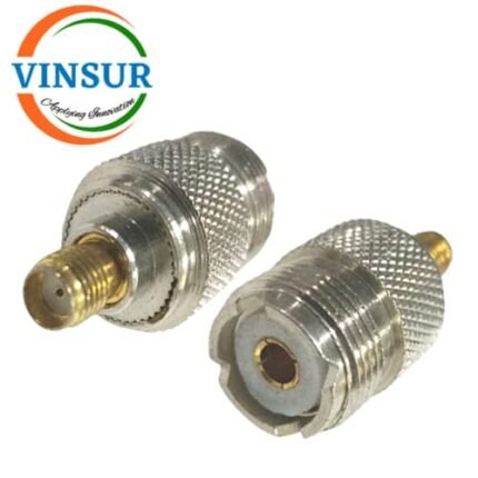 VSW-41420C21  -- RF ADAPTER - 50 OHMS, SMA FEMALE TO  UHF FEMALE STRAIGHT ADAPTER