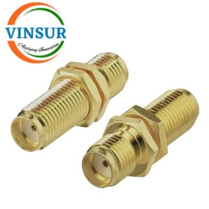 VSW-41421421 -- RF ADAPTER - 50 OHMS, SMA FEMALE TO SMA FEMALE STRAIGHT BULKHEAD ADAPTER
