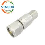 VSW-41B110B210-AD -- RF ADAPTER -- 50 OHMS,FTYPE,MALE,STRAIGHT, TO F TYPE,FEMALE,STRAIGHT,ADAPTERS