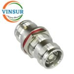 VSW-41G21G21-ADP -- RF ADAPTER - 50 OHMS, 4.3-10 FEMALE BULK HEAD TO 4.3-10 FEMALE STRAIGHT ADAPTER