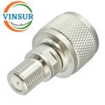 VSW-42B2101110-AD -- RF ADAPTER – 75 OHMS F-TYPE MALE TO 75 OHM MALE STRAIGHT ADAPTERS