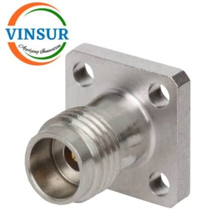 VSW-4H-PMC-1.85MM -- RF CONNECTOR - 50OHMS , 1.85MM FEMALE , STRAIGHT, 4-HOLE FLANGE PANEL MOUNT CONNECTOR