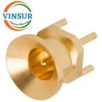 VSW-PSMP-FS-PTH -- RF CONNECTORES - 50 OHMS - PSMP FEMALE STRAIGHT FOR PCB THROUGH HOLE